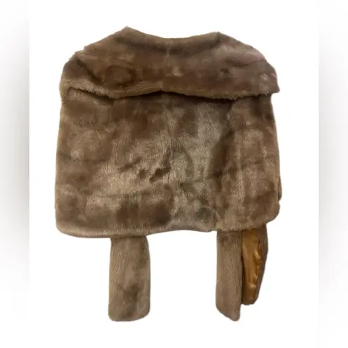 Skinner VTG Genuine Mink Fur Stole Wrap Satin Lined Shawl OS 1940s