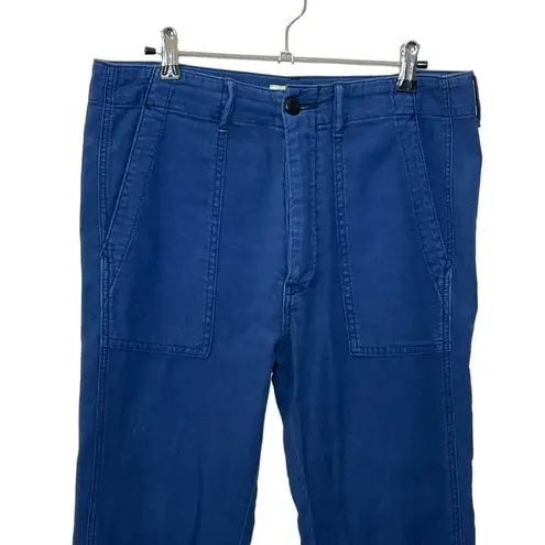 The Great . Slouch Armies Pants Blue Society Loose Relax Cotton Women’s Size 26