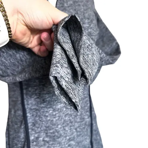 Beyond Yoga Spacedye Lattice Half-Zip Long Sleeve Pullover Heather Grey Large