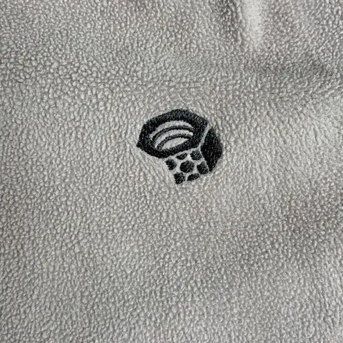 Mountain Hardwear Microchill Zip T Fleece Pullover gray women’s size medium