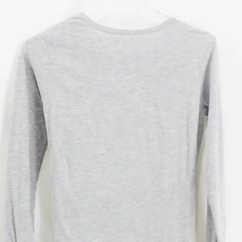 90s Vintage NATIONAL JEAN COMPANY Gray Long Sleeve T