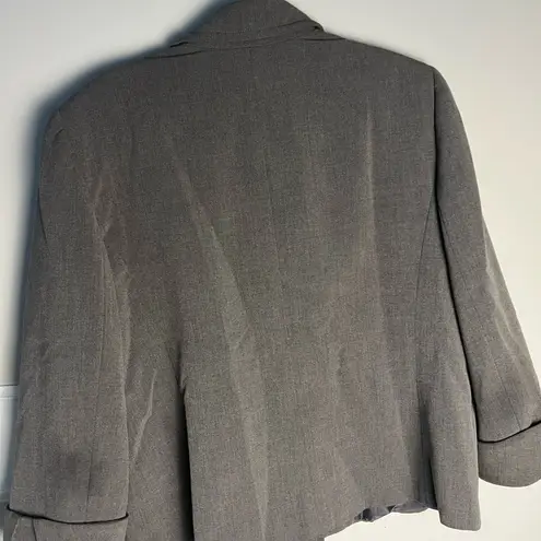 Tahari Gray Blazer Professional Suit Jacket