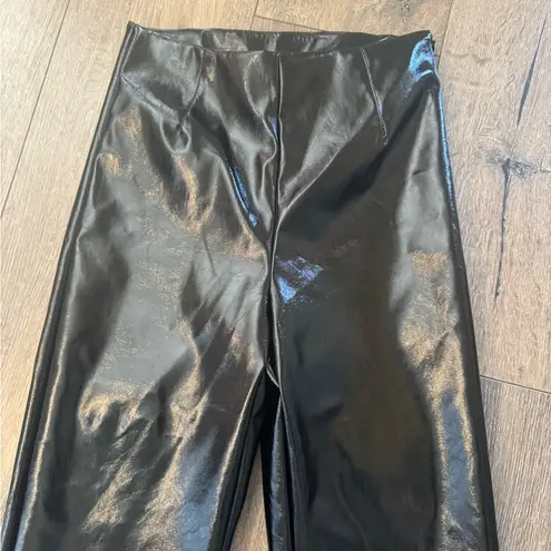 Pull & Bear Faux Leather Black Pants NWT Size Medium