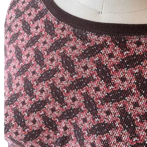 Cabela's Thermal Waffle Weave Willow Creek Wildflower Pullover Top Women's LARGE