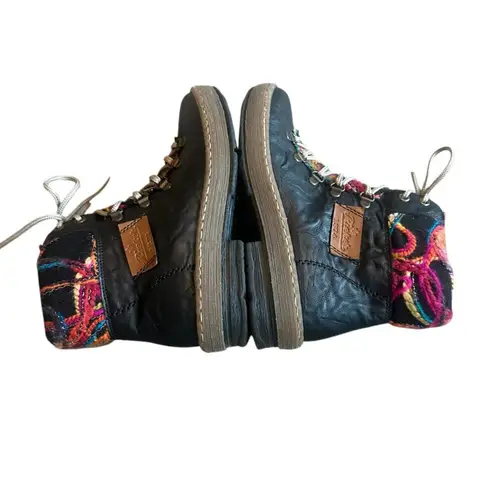 Rieker Felicitas Black Leather Lace