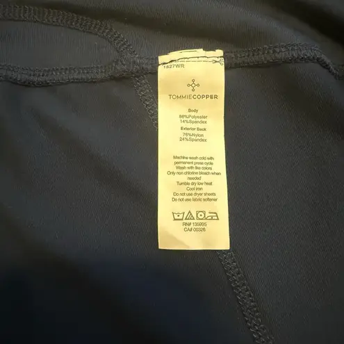 TOMMIE COPPER NWT Women's Plus‎ Size Lower Back Support Capri Legging Size 3X Blue