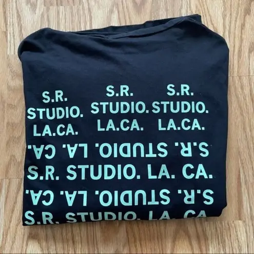 S. R. STUDIO TURTLENECK L/S DRESS S.R.S. LOGO SZ MEDIUM Black