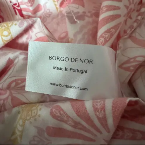 Borgo de Nor Goreti Dress in Cotton Pink Floral Size 10 NWOT