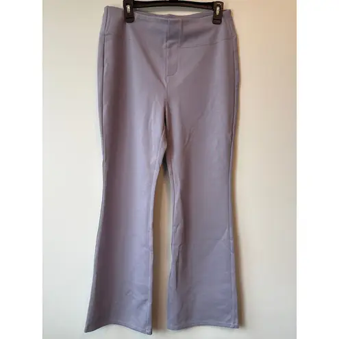 Halara High Waisted Flare Leggings Yoga Pants Women Size Large Grey Athletic NWT
