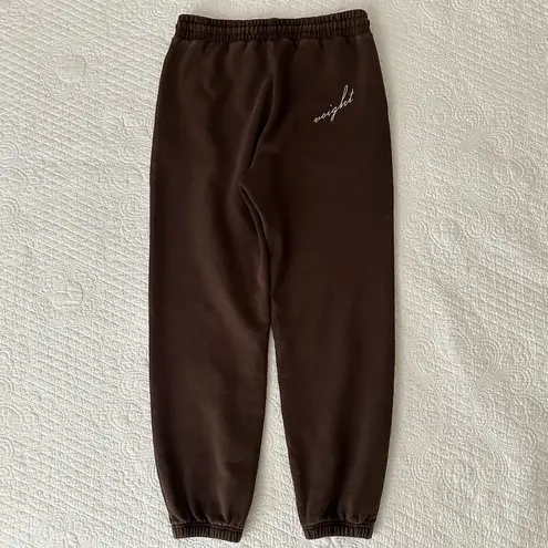 Voight by Valentina Voight Miami Valentina Women’s Brown Coven Sweatpants Joggers Size Small