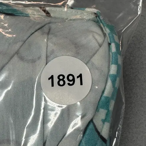 Reborn Dress Womens 1X Blue Damask Print Short Sleeve Pullover Summer Party