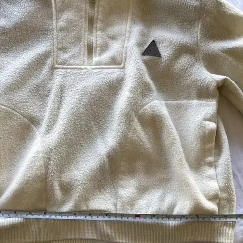 Pacific trail Vintage 1/4 Zip-Up Cream White Jacket Women’s Size M #39441 90s