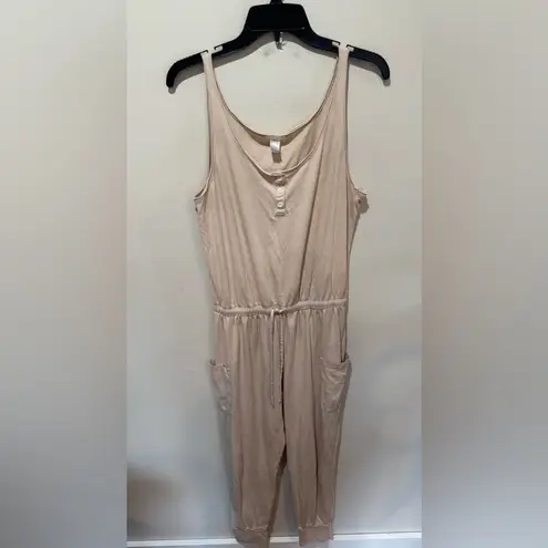 Eberjay Eberjey Brie Cargo Sleeveless Jumpsuit in Antique Rose Sz M