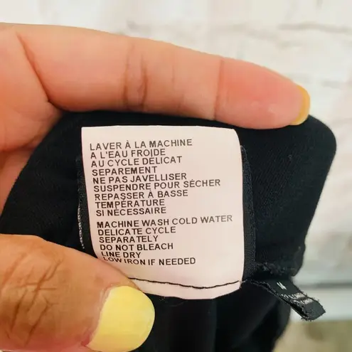 Tribal Women's Black wide leg pull on dress pants trousers size 14 slacks career