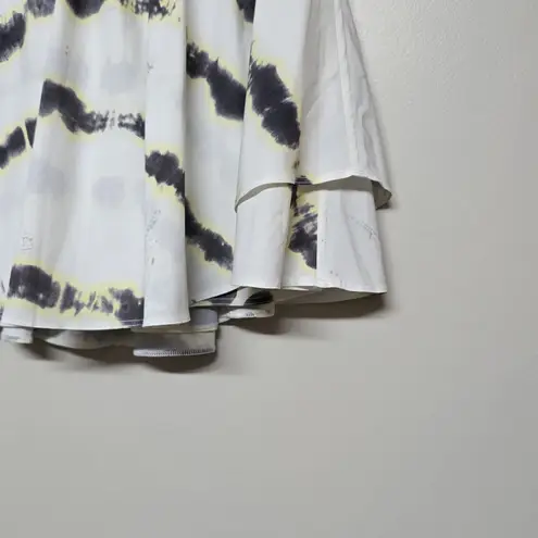 Lululemon  Court Rival High-Rise Tennis Skirt‎ in Transverse Yellow Multi Sz 6