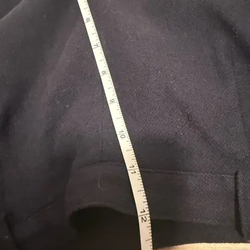 Sag Harbor  100% Wool Dark Purple Trousers with Straight Leg Design