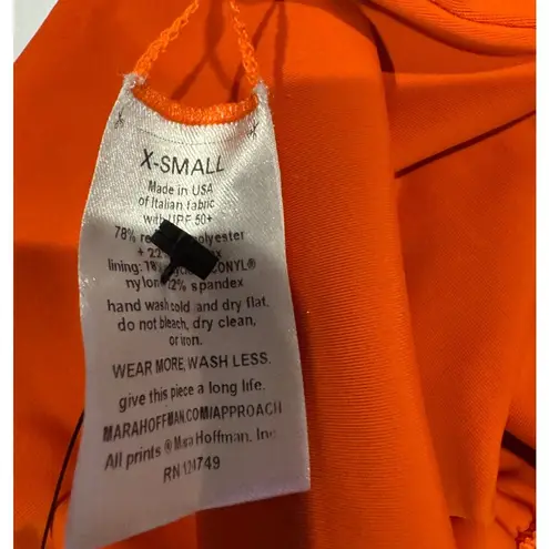 Mara Hoffman One Piece Color Block Bathing Suit in Sx XS