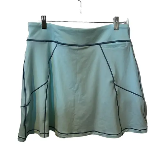 Peter Millar  Aqua Blue Golf/Tennis Athletic Stretchy Pullon Skort Size Medium.