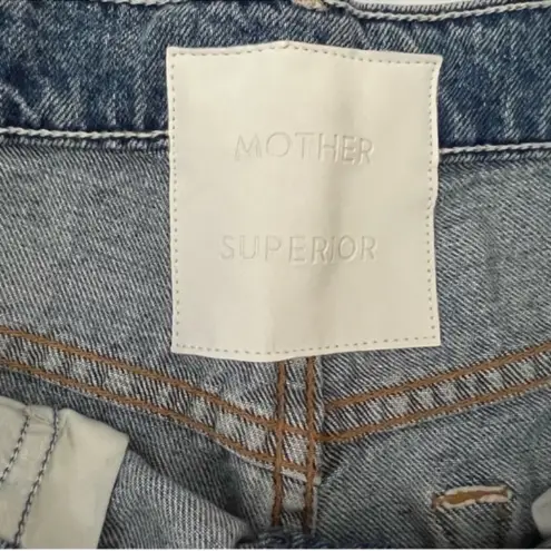 MOTHER Superior The Thrasher Straight Leg Jeans In Striped Wicked Size 25 Blue