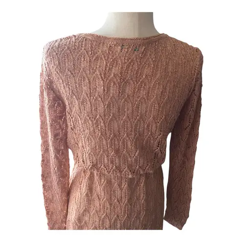 Grace & Lace -ROSE GOLD SWEATER -SIZE MEDIUM