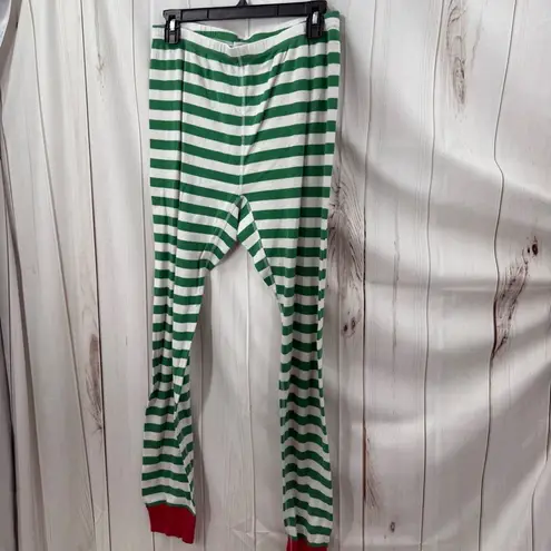 Hanna Andersson Women’s XL Green White Longsleeve Pajama Set