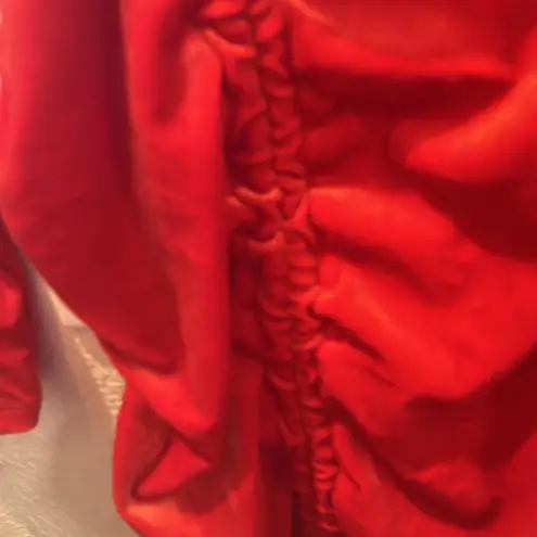 Wild Fable FINAL MARKDOWN  window shade style red velvet dress large nwt