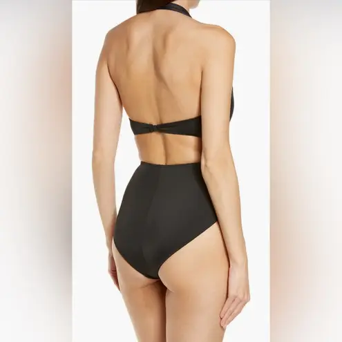 Norma Kamali Normal Kamali Halter One-Piece Swimsuit, size Medium, $175