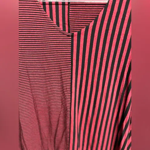 Habitat Women's Top with Red and Black Stripes