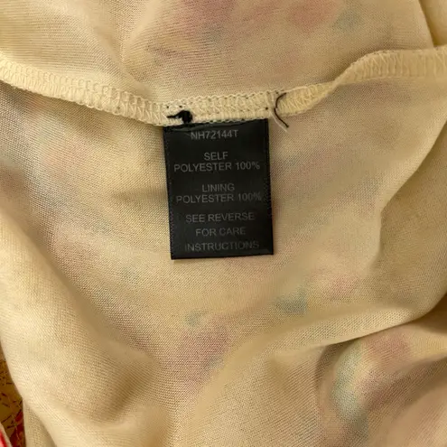 Ark & Co. Floral Print Lace Trim Tie Back Romper