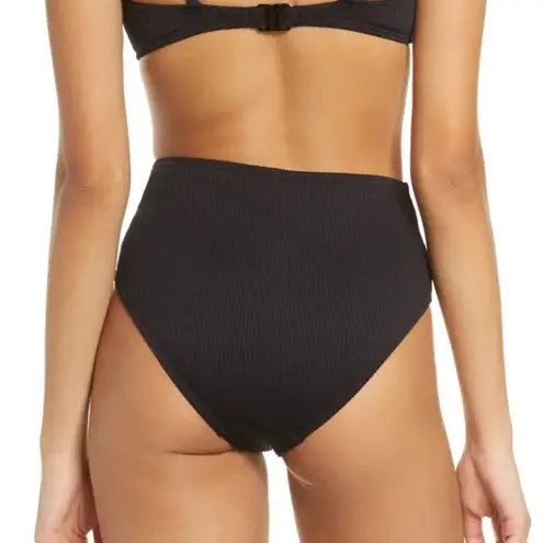 Topshop  Ribbed High Waist Bikini Bottoms