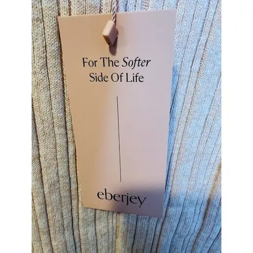 Eberjay Eberjey Infinite V-Neck Ribbed Sweater Tank Peach Parfait Large Loungewear