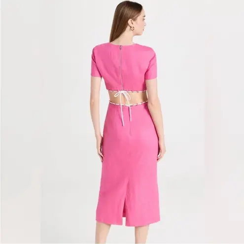 STAUD MATTEO DRESS Pink