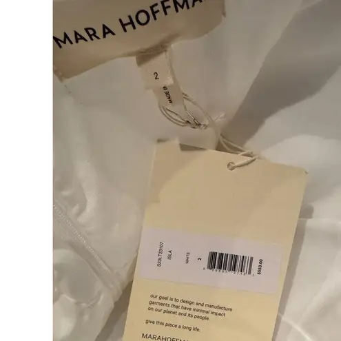 Mara Hoffman NWT Isla Strapless Midi Dress Size 2