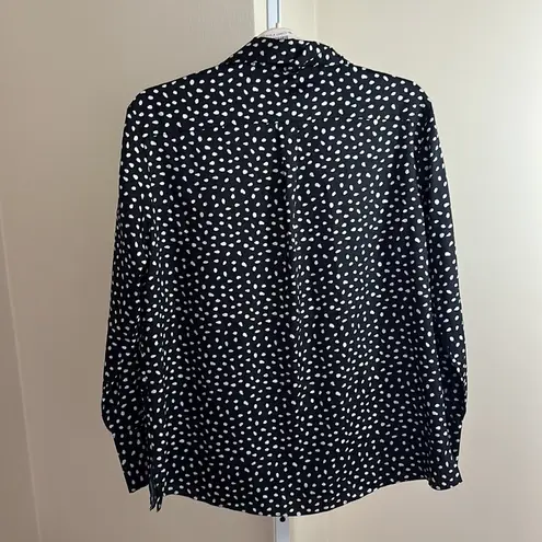 Jason Wu RTR RTR Polka Dot Neck Tie Blouse size 8 / Medium
