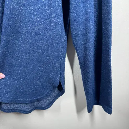 Cathy Daniels Sweater Women XL Blue Long Sleeve Cowl Neck Lagenlook Spring Top