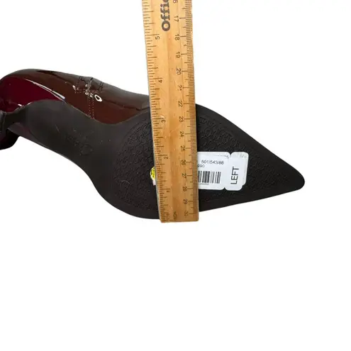 Circus by Sam Edelman Circus NY Sam Edelman Yuki Patent Pointed Toe Kitten Heel Dress Booties SZ 7