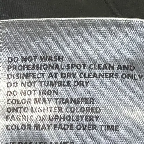 L'Agence Margot Pants Womens 27 Black Coated Skinny High Rise Stretch USA Modal