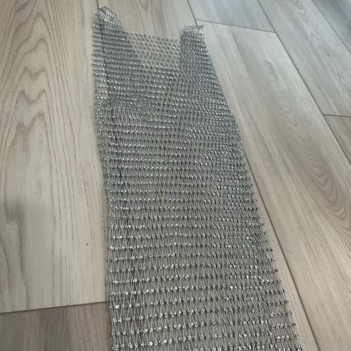 Rhinestone jewel bikini cover Black Size undefined