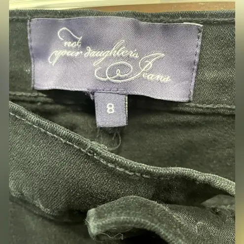 NYDJ High Rise Boot Cut Jeans Sz 8 Black