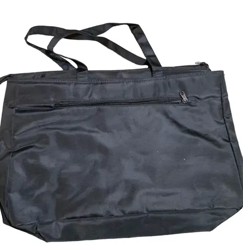 NEW CARNIVAL CRUISE LINES BLACK PHOTO MEMORY TOTE SHOULDER BAG CARRY ON