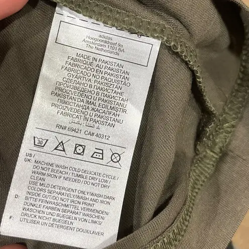 Reebok  Olive Identity T Shirt Womens Large