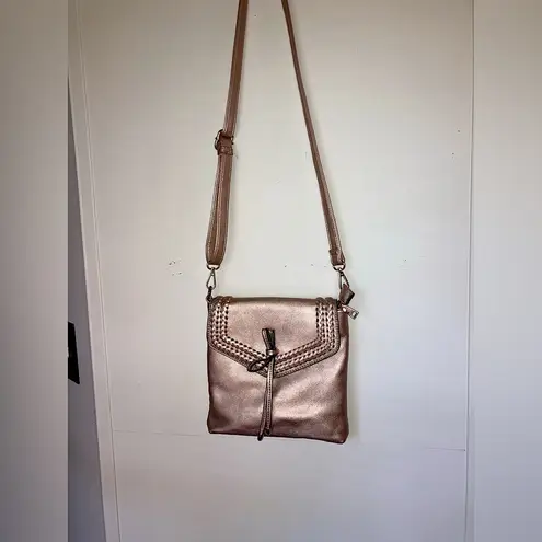 Rose Gold Crossbody Bow Purse