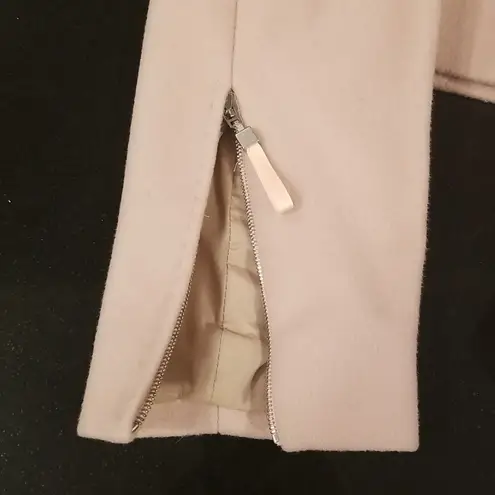 Stella McCartney 💕💕 Wool Cashmere Short Wrap Coat ~ Blush Pink EU 42