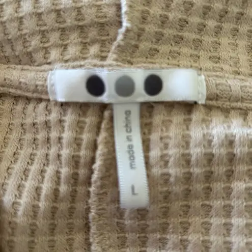 Three Dots Thermal Pullover Hoodie Size Large