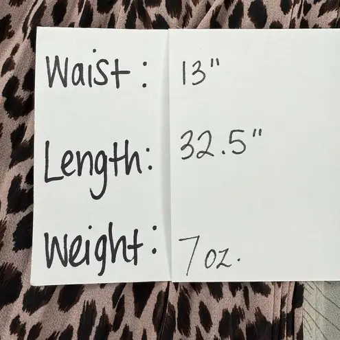 Anthropologie Skirt Small SEN Pleated Animal Print Floral Asymmetrical Pull On