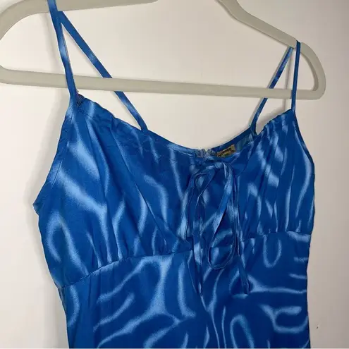 Essential American Vacation Blue Tank Top Bodycon Mini Dress Small