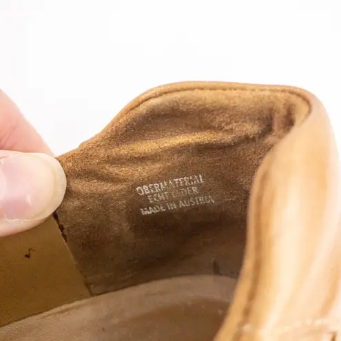 Paul Green Munchen Tan Brown Austrian Leather Shoes Womens 7.5