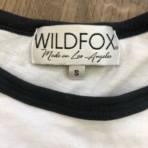 Wildfox Lookin’ Good Johnny Ringer White Baby T Shirt S