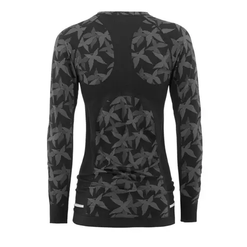 NWT Kari Traa Butterfly Long Sleeve Outdoor Baselayer Top Shirt Black L / XL Size L