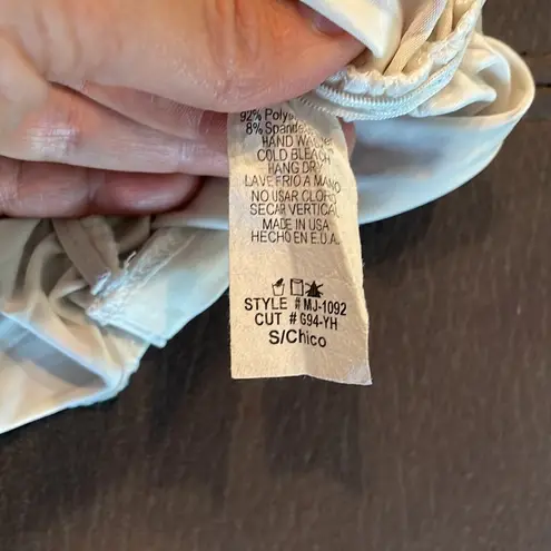 COLORI White with Flower Print Top Size Small